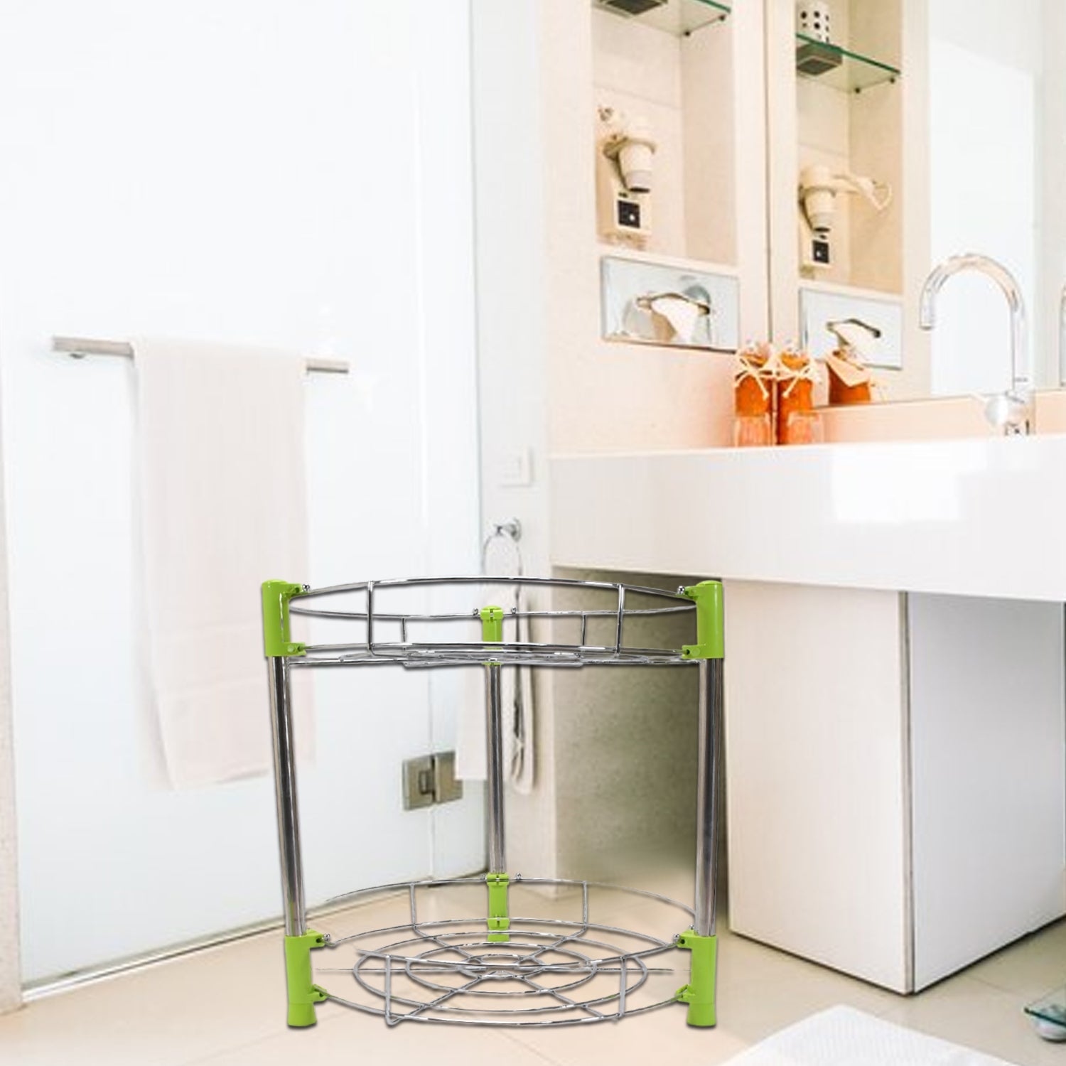 5253 Storage Trolley 2 Tier Multifunction Organizer Trolley For Home & Kitchen Use DeoDap 5253 Storage Trolley 2 Tier Multifunction Organizer Trolley For Home & Kitchen Use DeoDap